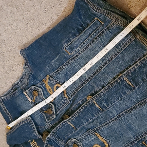 Custom patch Denim vest - Picture 7 of 10